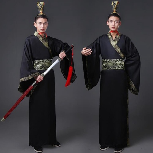 Hanfu male ancient costume scholar girdle Han Dynasty simple gentleman men's simple and elegant official Tang Dynasty Warring States stage drama