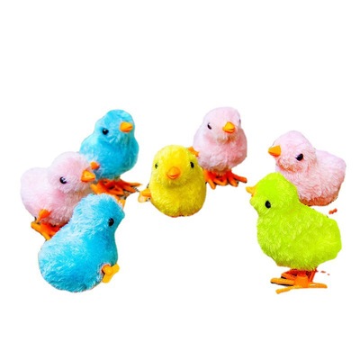 Clockwork chick High imitation Plush chick Toys Stall Best Sellers Jumping children Best Sellers Toys wholesale