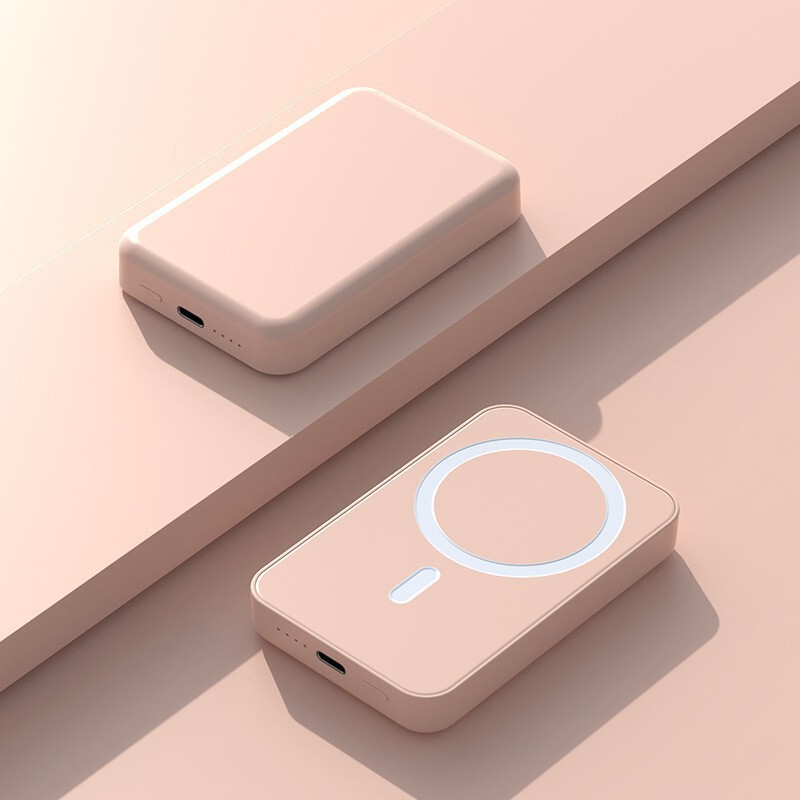 国境を越えた卸売磁気ワイヤレス MagSafe パワーバンク大容量内蔵ケーブル高速充電モバイル電源カスタマイズ|undefined