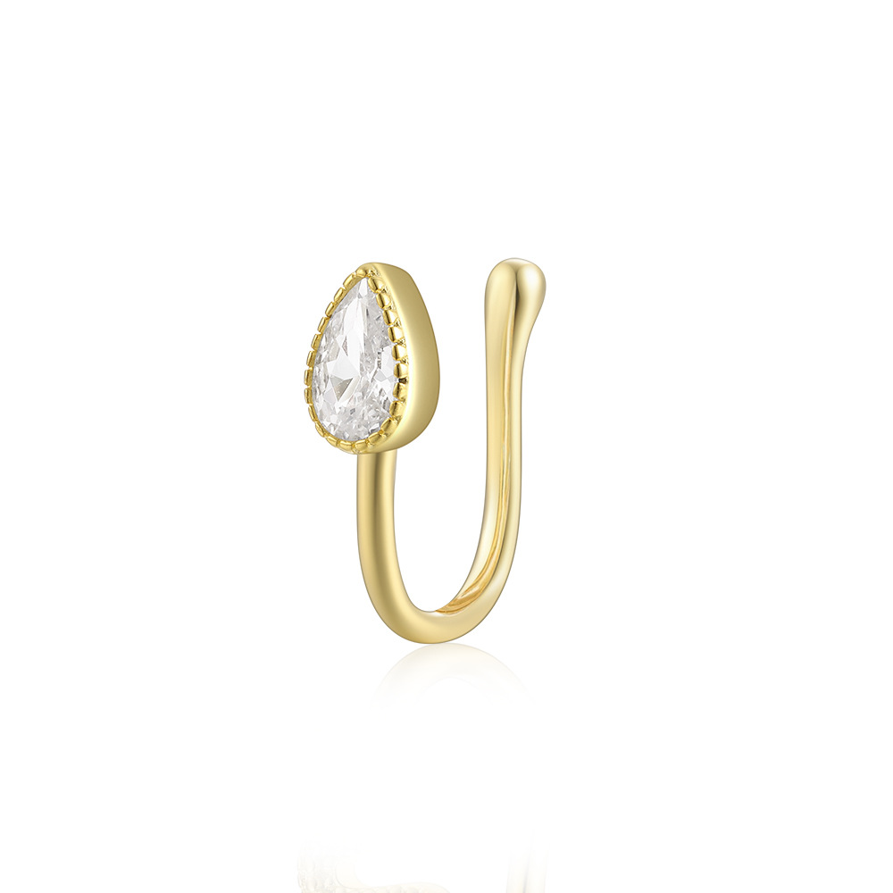 2g Weight Nose Ring Classification 1 Piece Quantity Daily, Street Occasion 925 Sterling Silver Material Star, Moon Pattern Women's Gender Plating Design Simple Style Style 1 Piece Nose Rings & Studs Simple Style Star Moon 925 Sterling Silver Plating 49