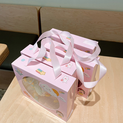 Children's jewelry gift cute little girl cartoon hair tie duckbill clip sunglasses jewelry gift set box