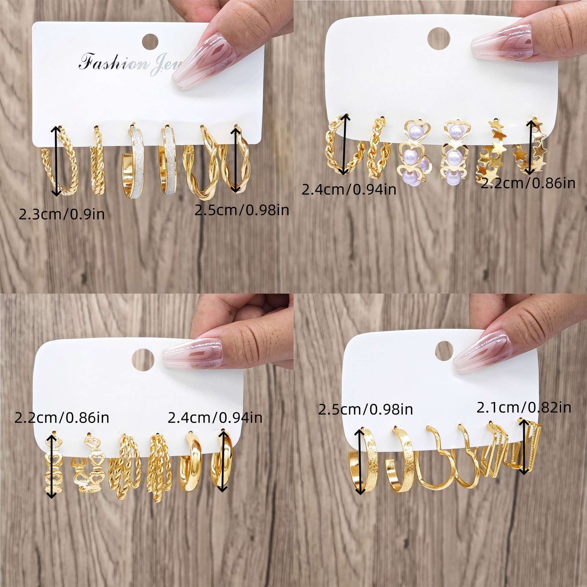 Heart Shape Pattern 1 Set Simple Style Classic Style Heart Shape Alloy Earrings