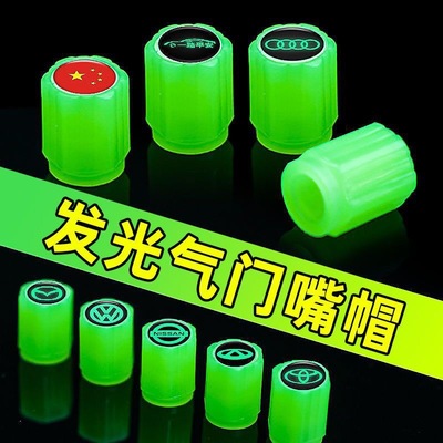 夜光气门嘴厂家供应批发价加工定图适用汽车轮胎塑料材质6克opp袋
