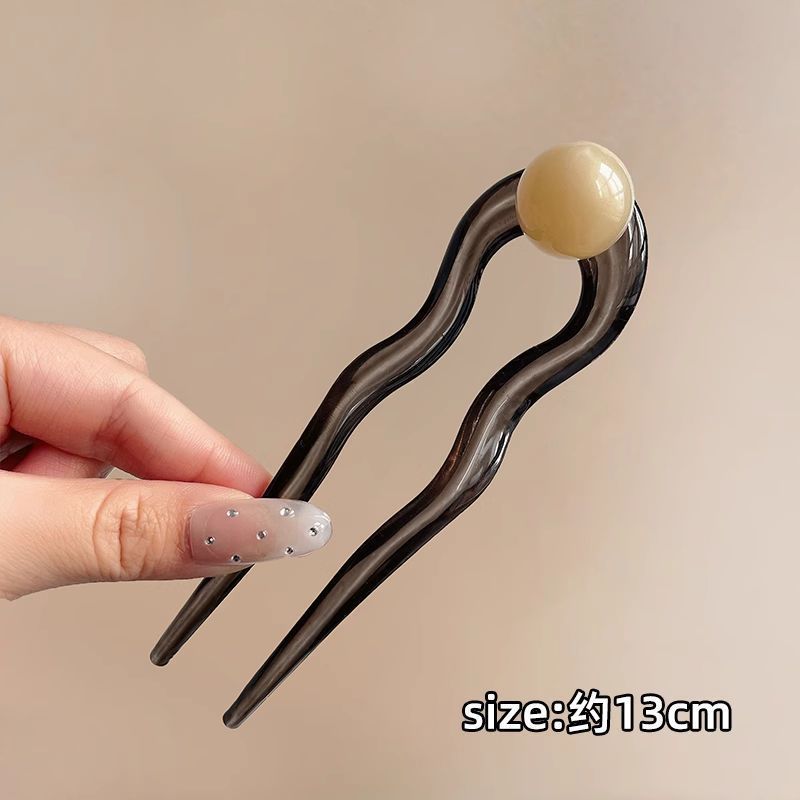Coreano de alta sensibilidad pinzas de cabello de verano bola de cabello pinzas de cabello de cabello de flores de perlas variadas pinzas de cabello