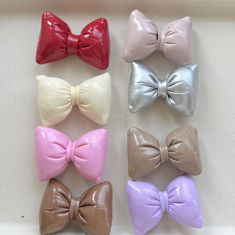 새로운 PU 컬러 활 액세서리 DIY 의류 헤어 액세서리 머리 장식 신발 및 양말 액세서리 가방 인형 액세서리 액세서리 액세서리 액세서리 액세서리