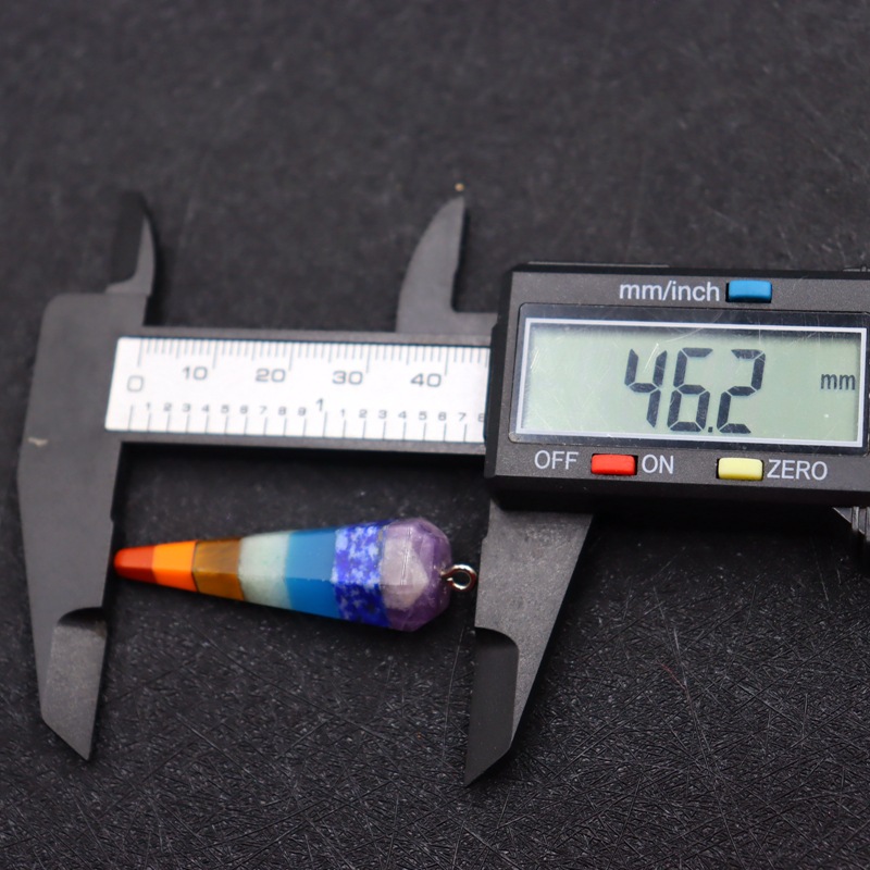 Fashion Geometric Natural Crystal Plating Pendant Necklace 1 Piece