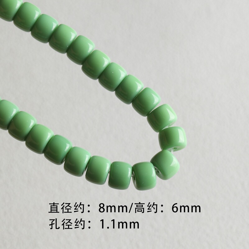 百搭彩色琉璃墩墩桶珠手链项链散珠手机链串珠diy配件材料珠子|undefined