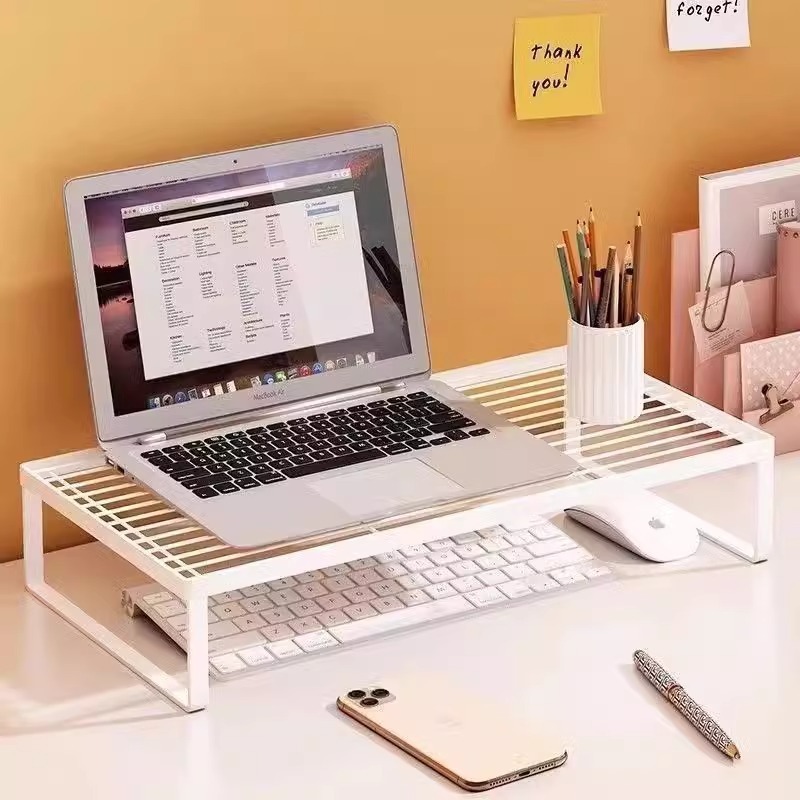 パソコンスタンド ノートパソコンスタンド 家庭用デスクトップモニター冷却スタンド デスクトップオフィス用パソコン高さ調整スタンド|undefined
