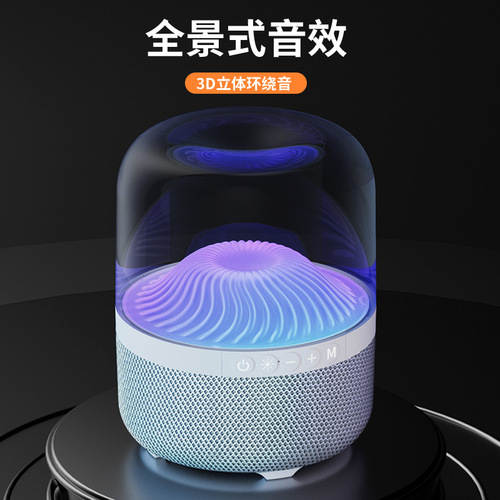 Bluetooth Speaker TG325 with Harman Kardon Style, Wireless RGB LED, Furniture Desk, 3D Stereo, Breathing Lamp