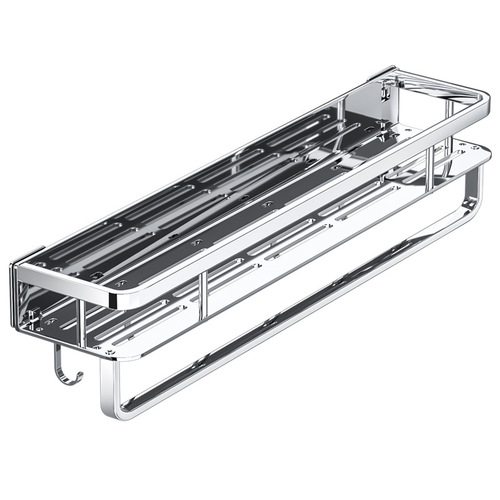 Kitchen rack stainless steel 304 wall hanging rack multi-functional seasoning rack hook hanging spoon storage rack rag rod rack
