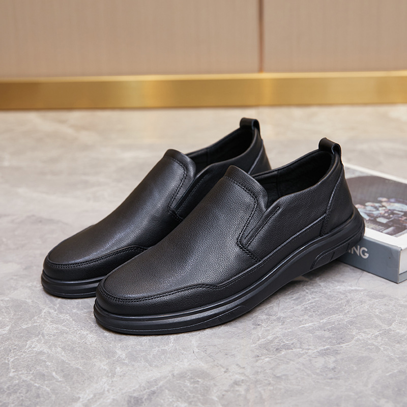 Men's comfortable breathable casual leather shoes_voghion.com