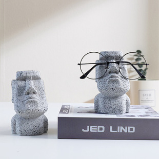 Creative head portrait glasses display stand decoration display desktop glasses frame storage glasses bracket furniture decoration