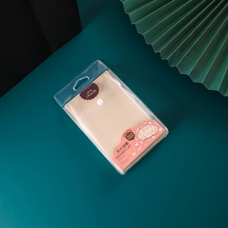 Прозрачная пластиковая бирка сумка студенческая карточка еды сумка для хранения ПВХ водонепроницаемая шапочка для душа упаковка висит отверстие плоский карман оптом