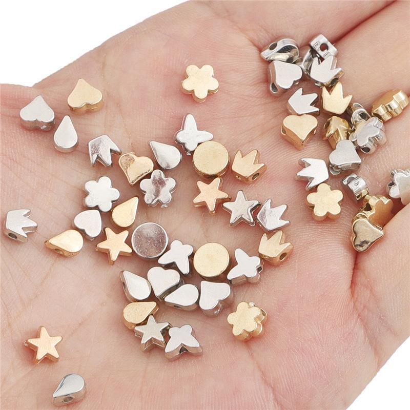 1 Set Plastic Star Heart Shape Flower DIY Jewelry Accessories Beads display picture 3