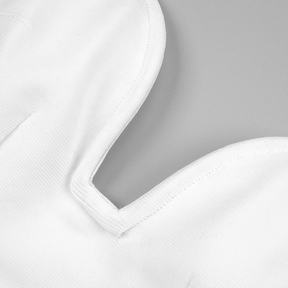 Blusa blanca de encaje elástico bajo con cuello de encaje, pantalones abiertos de piel sintética con aberturas, conjunto sexy elástico de dos piezas, traje informal