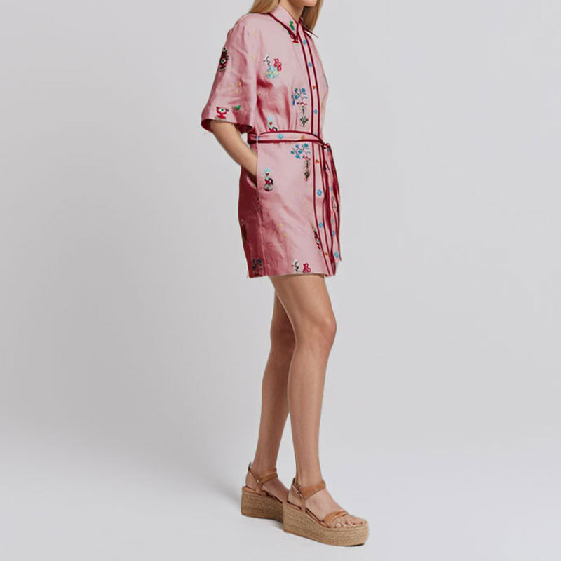 Women's Casual Printed Shirt Cardigan Versatile Dress For Women_ecoleips.com