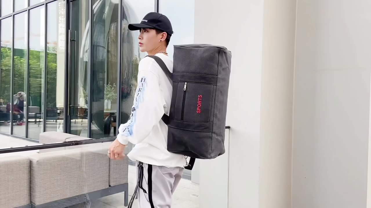 Capacious handheld travel bag, big purse, backpack, storage system for moving 3