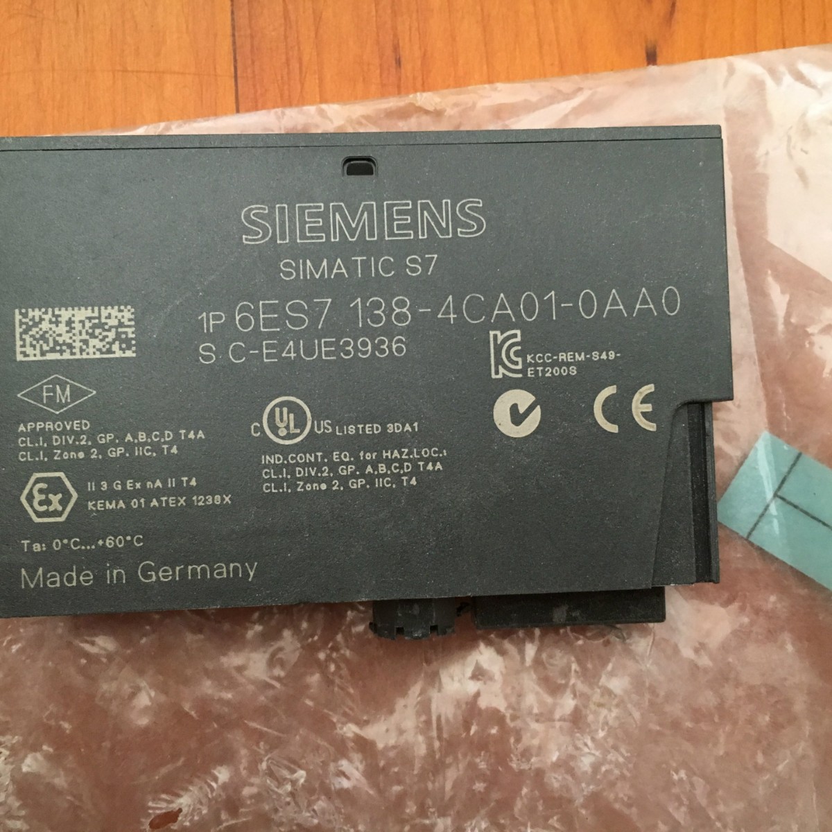 SIEMENS  6ES7138-4CA01-0AA0