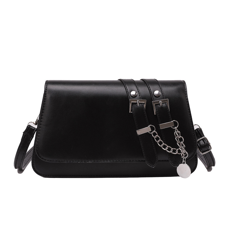 Decoración de cinturón nicho de diseño de tendencia simple bolso de hombro 2024 nuevo estilo de moda extranjero sensación de bolso de brazo de mujer