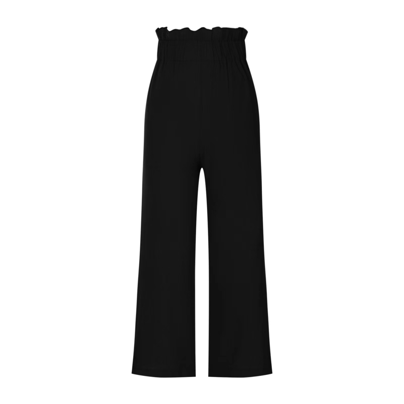 Women's Daily Simple Style Solid Color Full Length Casual Pants Wide Leg Pants display picture 4