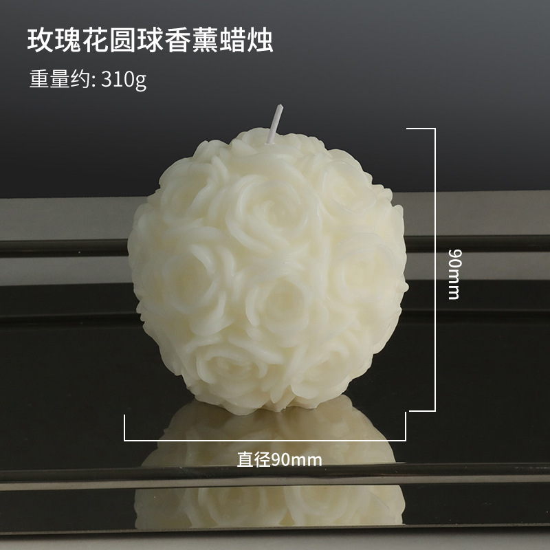 Velas de modelado transfronterizo Velas de aromaterapia de estilo nórdico de lujo ligero Velas de recuerdo para banquetes de bodas en el hogar de alta gama