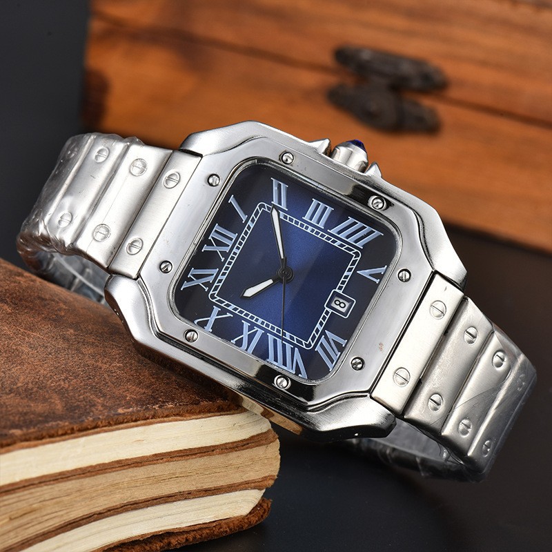 Generic Square Quartz Date Watch