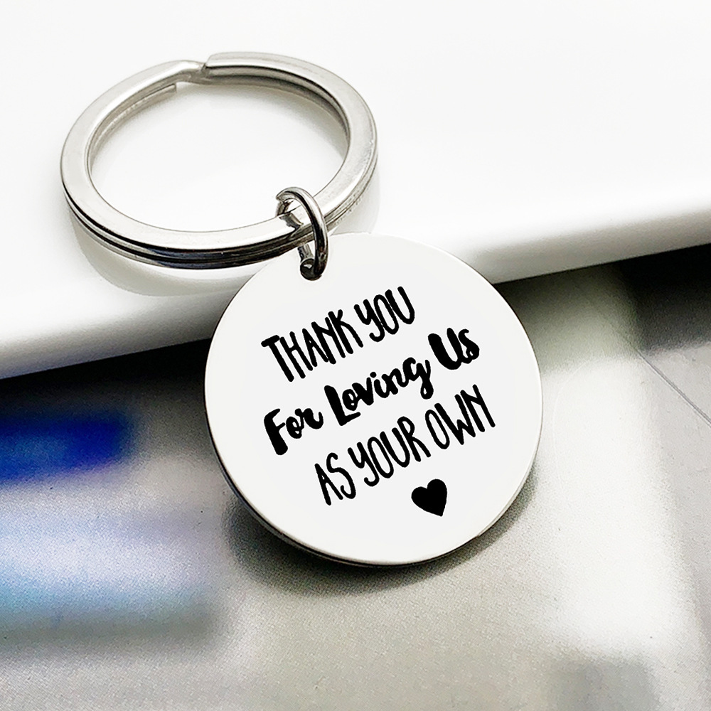 13g Weight Keychain Classification Daily Occasion 201 Stainless Steel Material Letter, Elephant Pattern Unisex Gender Simple Style Style Simple Style Letter Elephant 201 Stainless Steel Unisex Keychain 7