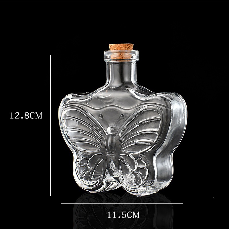 Botella de deseo con lámpara botella de cielo estrella botella de madera botella de vidrio botella de mar hecha a mano regalo de día de San Valentín caja de regalo de luz de noche image 6