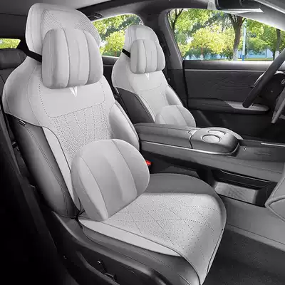cushion, suede half-cover, breathable, Deep | Modelə uyğun (Original) oturacaq örtükləri - light-gray-memory-foam-version-note-the-model-year-rear-seat-split-type
