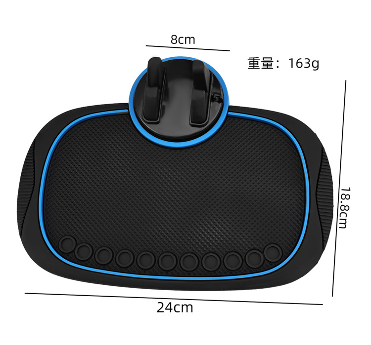 Car multifunctional mobile phone bracket navigation car center console fixed support bracket new 360 rotation