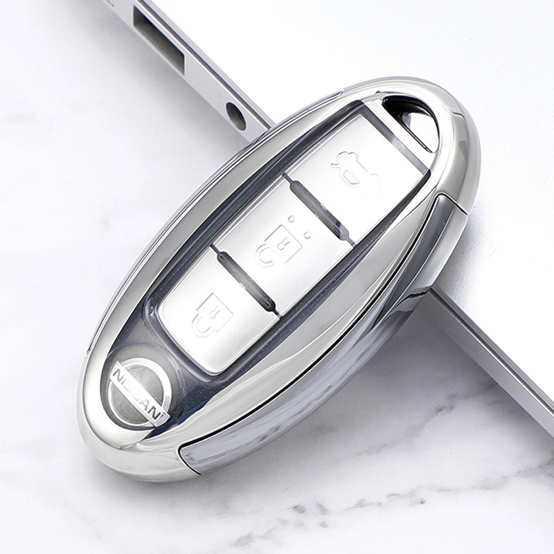 En stock caja de la llave del coche de Ventas Directas adecuado para Nissan nuevo Xuanyi Qashqai Qijun Teana caja de la llave del coche Shell hebilla