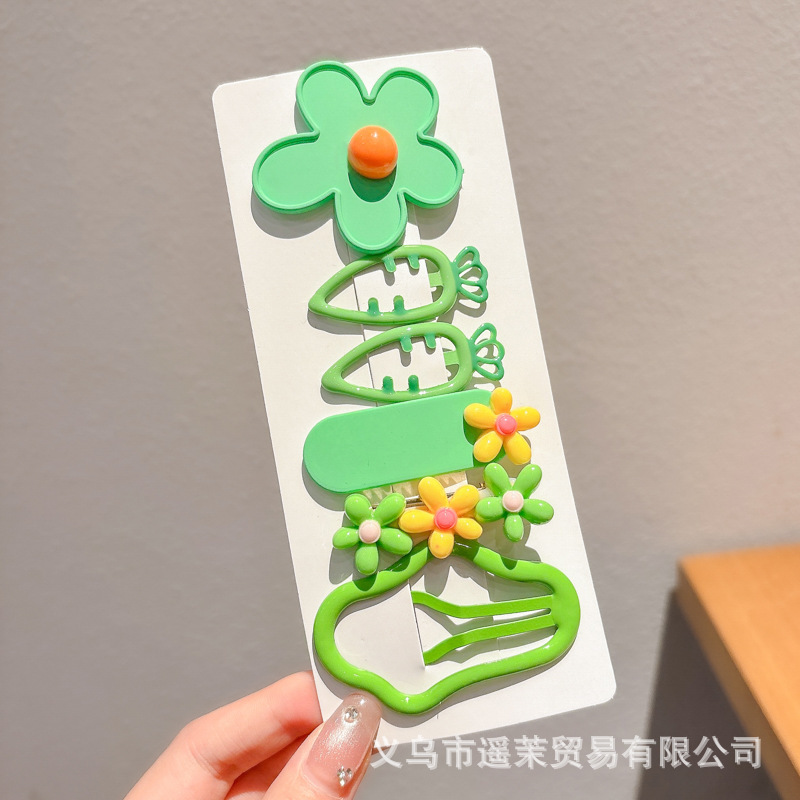 多巴胺儿童发夹女前额刘海夹鸭嘴夹头饰发卡碎发侧边卡子发饰夹子|undefined