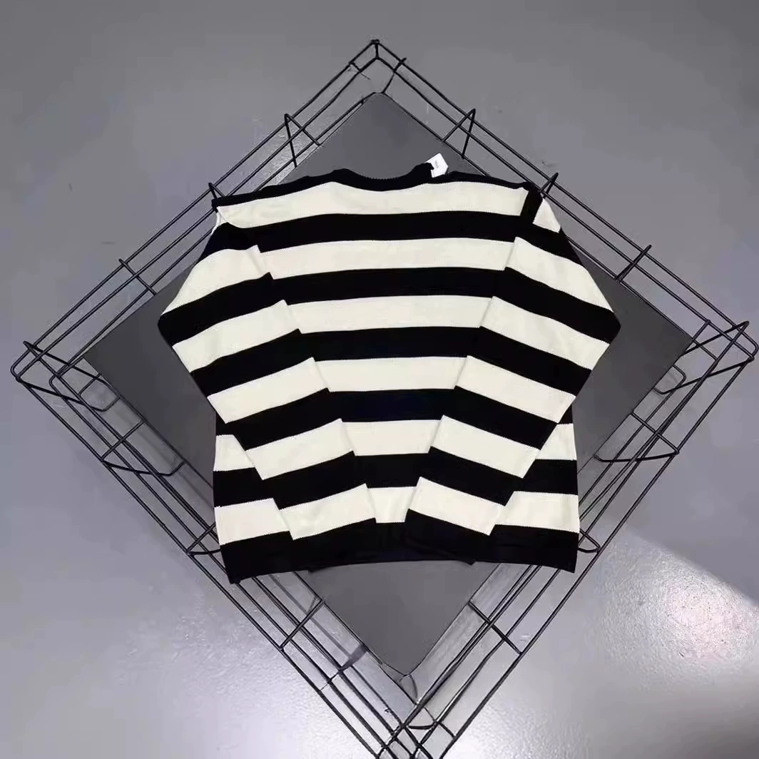 Унисекс свитер в полоску Maison Margiela MM6 повседневный свитер