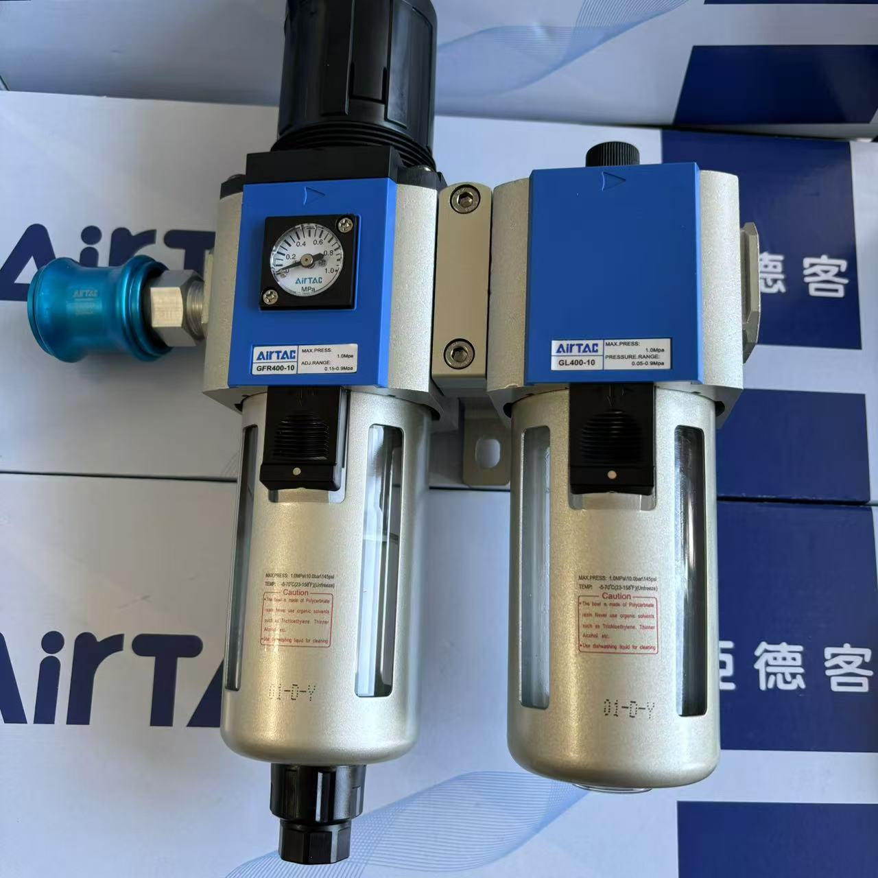 亚德客气动手滑阀和二联件组合HSV15和GFC40015F1