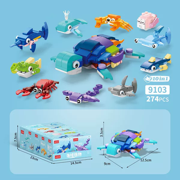 9103 Marine Animals [10 shots, 1 set]