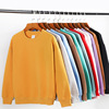 Double-sided sweatshirt, scarf suitable for men and women, 300 gram, round collar, long sleeve, loose fit, plus size