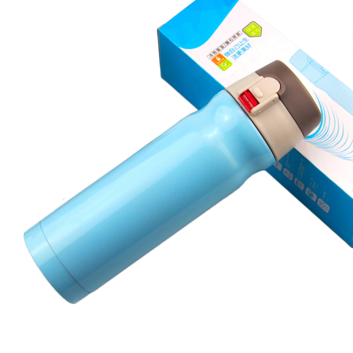 Las necesidades diarias de acero inoxidable aislamiento térmico taza de agua fría publicidad auto-venta regalo creativo rebote vacío taza al por mayor