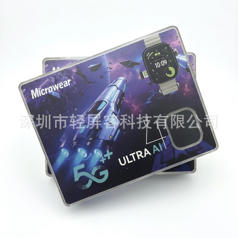 Ultra Ai4 Micro-Wearable Smart Watch 5g Sim Card Full Network Google App Download Business Watch