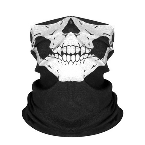 Seamless headscarf, multifunctional magic riding mask, warm hooded Halloween props, ever-changing skull outdoor mask
