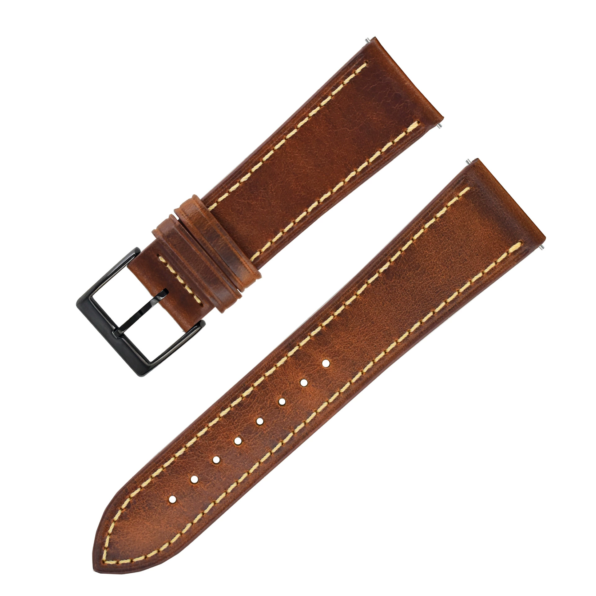 Подходит для Samsung Gears3ticWatch Huami Watch Moto360 тонкая настоящая кожа кромка быстро снимается браслет
