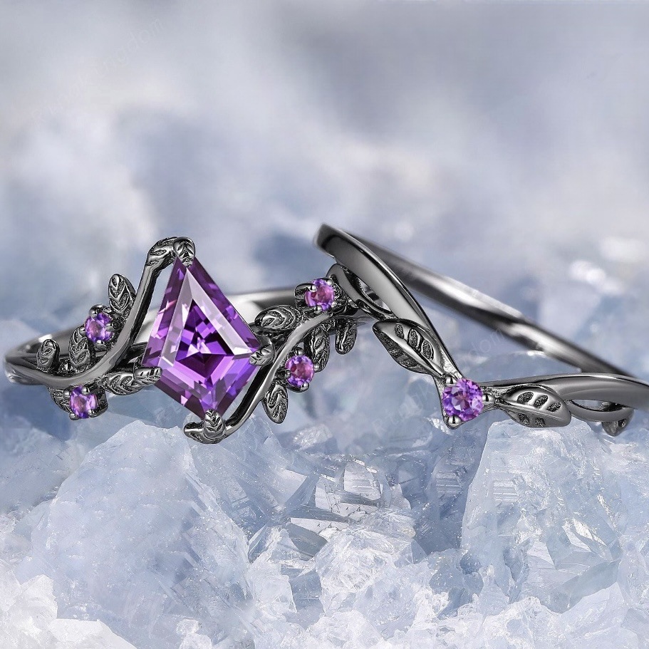 Irregular diamond ring lady