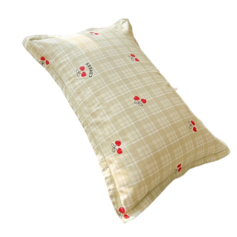 Un par de fundas de almohada de algodón 2025 nueva funda de almohada única de algodón de 48x74cm funda interior de núcleo de almohada