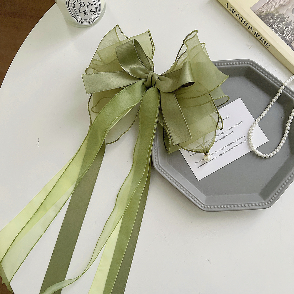 0043 그린 스프링 클립