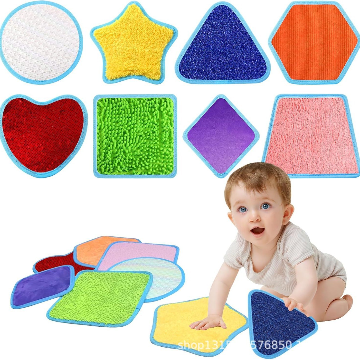 跨境趣味感官迷你垫 自闭症儿童感知垫感官墙板Sensory Mini Mats