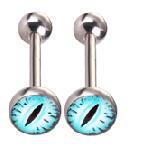 1.6*16mm stainless steel fashionable barbell tongue nail tongue ring piercing jewelry