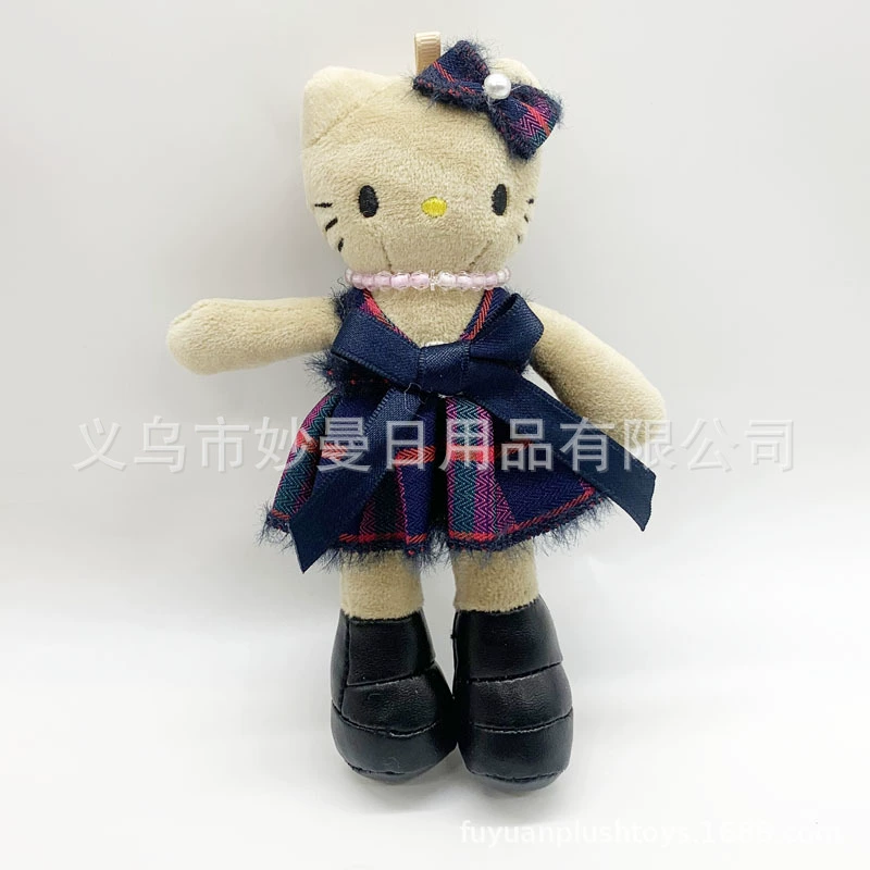 Plush pendant Hello Kitty keychain, 12 cm & 15 cm variants, assorted styles