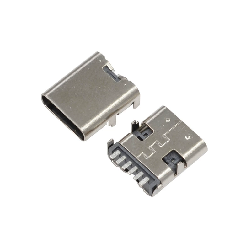 Type-C 6P четырехножечный панельный разъем подложка Дохара L = 10.0 Type-C 6P 40-нож USB интерфейс