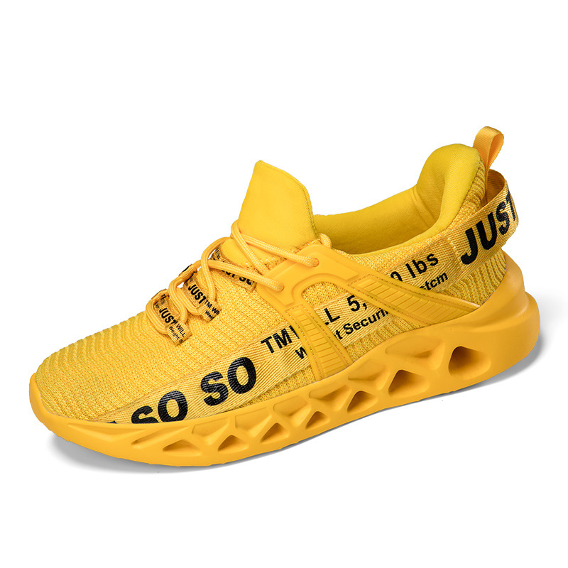 Zapatos de hombre 2023 nuevos zapatos de hombre de otoño volando tejido de moda transpirable deportes casual corriendo malla zapatos de moda Zapatos de gran tamaño image 9
