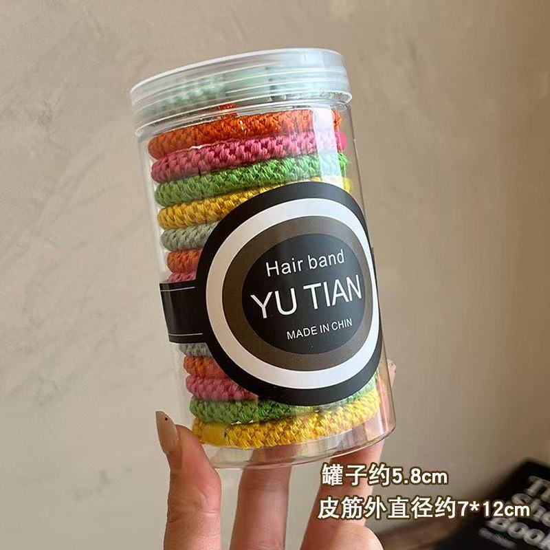 高弹力发圈女皮筋扎头发绳高马尾加粗耐用无痕头绳高端不伤发头饰|undefined
