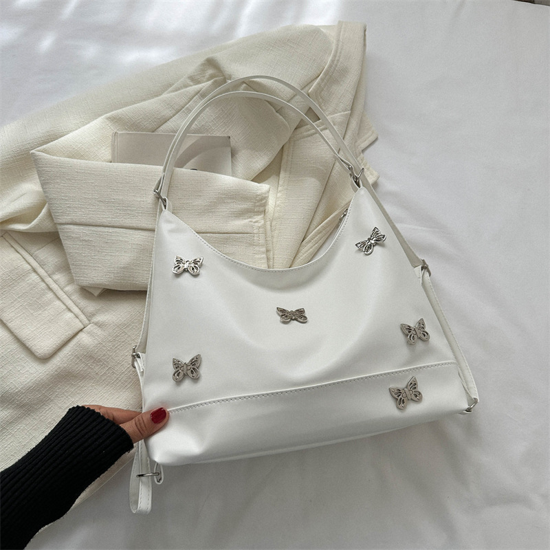 Cuero suave de gran capacidad moda textura Commuter suave bolsa de hombro las mujeres 2023 Otoño e Invierno estilo coreano bolsa